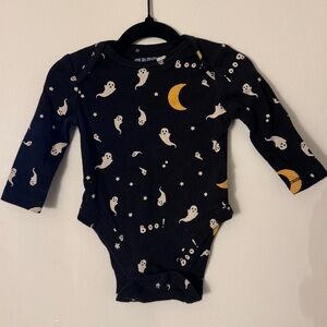 5/$20 | Old Navy Boo! Ghost Long-Sleeve Bodysuit (0-3M)
